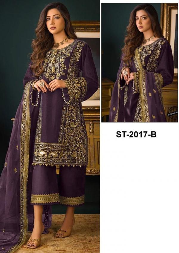 Saniya St 2017 Wedding Wear Designer Pakistani Suit Collection